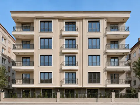 Apartman cephesi — tamamlandı
